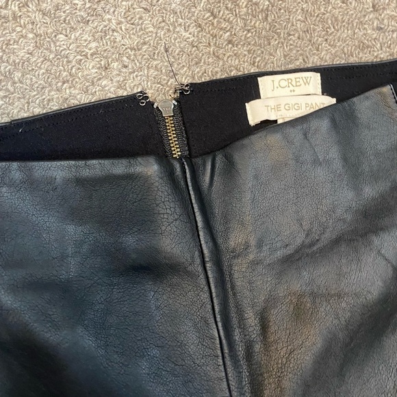 J.Crew Leather The GiGi Pants - Picture 5 of 8